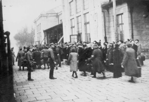 Evakuierung der Juden von Sosnowitz; Quelle: [1]