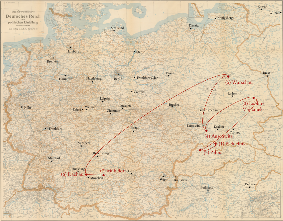 Stations of his persecution - Samuel Tandlich